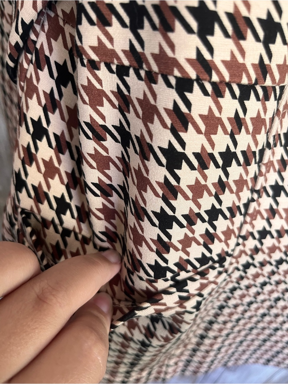 NWT Studio by Torrid Houndstooth Ponte Tailored Blazer Size 2 18/20 - Picture 5 of 7